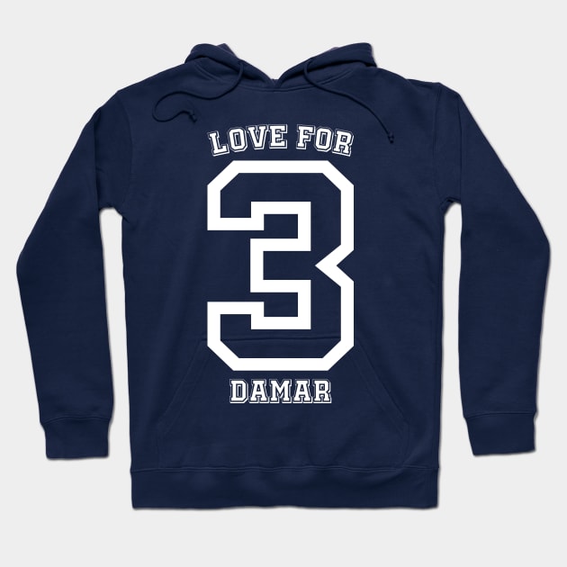 Love For Damar v4 Hoodie by Emma